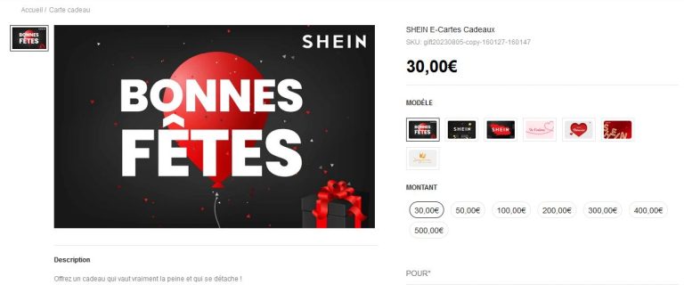 Lire la suite à propos de l’article Comment avoir une carte cadeau Shein gratuitement ?