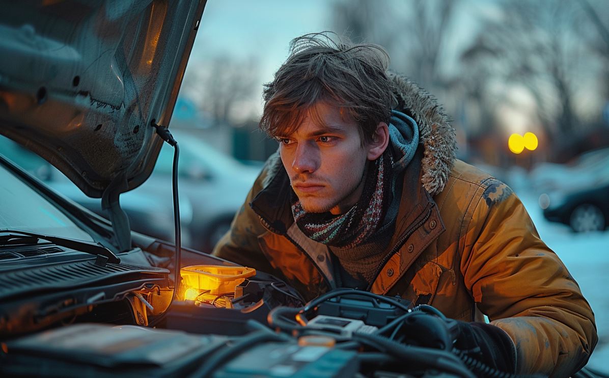 recharger une batterie de voiture